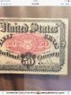 Fractional Currency United States Fifty Cents Series Of 1875 Paper Money: US photo 2