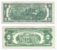 First Green Seal Frd B2 1976 & Last Red Seal United States Note 1963a Two - Dollar Small Size Notes photo 1