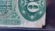 Fr.  1331spnmb (3rd Issue) 50 Cents Back Specimen (unc - Missing Corner) Paper Money: US photo 2