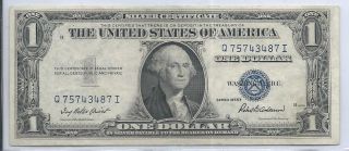 1935f $1.  00 Silver Certificate 12/9 photo