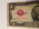 Series 1928 G $2 Red Seal Two Dollar Jefferson United States Note Currency Bill Small Size Notes photo 1