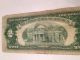 1953 A $2 Dollar Currency Bill Rare Old Money Red Seal Small Size Notes photo 6