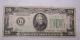 Series Of 1934.  A Jackson United States $20 Bill / Paper Money Bank Of Chicago Small Size Notes photo 4