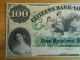 Uncirulated Citizens ' Bank Of Louisiana $100.  00 Bank Note Paper Money: US photo 1