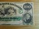 Uncirulated Citizens ' Bank Of Louisiana $100.  00 Bank Note Paper Money: US photo 2