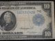 December 23 1913 $10 Ten Dollar Federal Reserve Note Large Size Us Bill Large Size Notes photo 3
