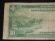 December 23 1913 $10 Ten Dollar Federal Reserve Note Large Size Us Bill Large Size Notes photo 5