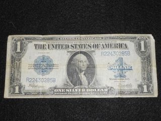 Series Of 1923 Large 1 Dollar Silver Certificate Fine+ Horse Blanket Note photo