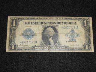 Series Of 1923 Large 1 Dollar Silver Certificate Fine+ Horse Blanket Note C photo