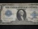 Series Of 1923 Large 1 Dollar Silver Certificate Fine+ Horse Blanket Note B Large Size Notes photo 2