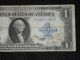 Series Of 1923 Large 1 Dollar Silver Certificate Fine+ Horse Blanket Note B Large Size Notes photo 3