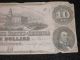 10 Dollar Note Pink Confederate States Of America Richmond Dec.  2 1862 Rare Paper Money: US photo 3