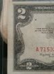 1953b Two Dollar Bill Red Seal $2 Crisp Smooth Us Bill Small Size Notes photo 1