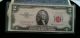 1953b Two Dollar Bill Red Seal $2 Crisp Smooth Us Bill Small Size Notes photo 2