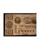 1840 Chesapeake And Ohio Canal Company $20 Twenty Dollars Paper Money: US photo 1