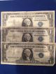 1957a One Dollar ($1) Bill Blue Seal Silver Certificate - 1 Well Circulated Note Small Size Notes photo 2