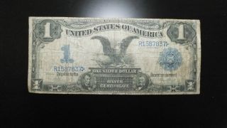 Series 1899 Speelman / Treat $1 Silver Certificate Black Eagle Note photo