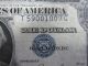 1935 E One Dollar Silver Certificate Seal Shift Error Small Size Notes photo 1