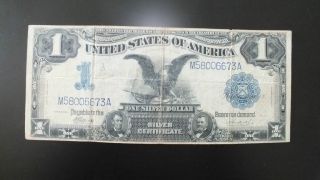 Series 1899 $1 Silver Certificate Black Eagle Note 4 photo