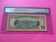 $10 2004 Fr - 2039g Fw Pp H Star Note Chicago Gem Pmg 67 Epq Small Size Notes photo 1
