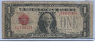 1928 $1.  00 United States Note photo