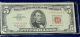 ((o^o))  1963 $5 United States Note Five Dollar Bill Star Note - Low S/n Small Size Notes photo 2