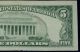 ((o^o))  1963 $5 United States Note Five Dollar Bill Star Note - Low S/n Small Size Notes photo 5
