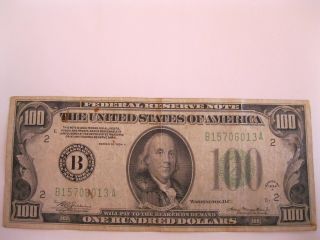 1934a One Hundred Dollar ($100) - Frnote photo