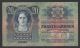 Austria - Hungary - 20 Kronen/korona 1913 Banknote/note (w/o Stamp/seal) Europe photo 1