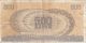 Italy: 500 Lire,  20 - 10 - 1967 Issue,  P - 93a Europe photo 1