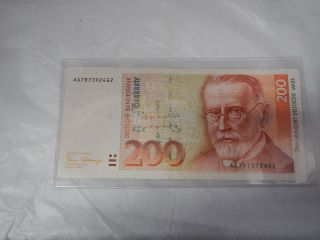 Germany Federal Republic 200 Deutsche Mark 1989,  Ro.  295a P.  42 photo