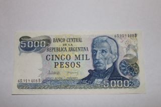 Argentina - 5.  000 Pesos 1979 photo