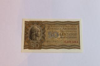 Argentina - Banknote 50 Centavos 1950 photo