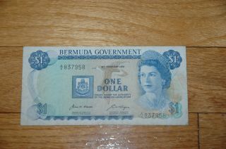 Bermuda One Dollar Note photo