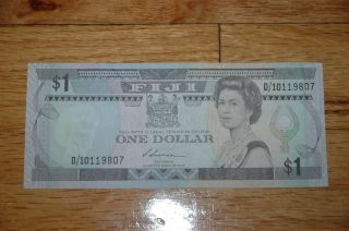 1987 Fiji $1 Note photo