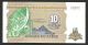 Banque Du Zaire Banknote 10 Nk Dix Nouveaux - Unc - 1993 Africa photo 1