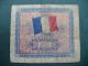 France Currency Banknote 1944 France Deux Francs 5 Bill Note Wwii Occupation Europe photo 1