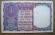 1951 H.  M.  Patel (a - 5) {plain Inset} Very Rare & Scarce 1 Rupee Violet Color Note Asia photo 2