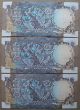 1985 - 90 { Two Peacock } 10 Rupees Rare Serial 3 Pc Note From Bundle R N Malhotra Asia photo 1