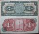 Banco De Mexico $1 Peso Unc Banknote Un Peso 1969 Aztec Calendar Paper Money North & Central America photo 2