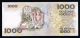 1000 Escudos Teofilo Braga X - Fine+++ - P181k - 03 - 03 - 1994 Portugal Banknote 03578174 Europe photo 1