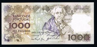 1000 Escudos Teofilo Braga X - Fine+ - P181j 1993 Portugal Banknote 15535270 photo