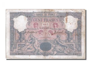 French Paper Money,  100 Francs Type Bleu Et Rose,  02 Septembre 1907,  Fayette. . . photo