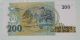 Aigifts: Brazil Note 1990 200 Cruzeiros Banknote Paper Money Currency Unc Paper Money: World photo 1