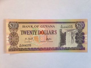 Bank Of Guyana 20 Dollars Unc photo