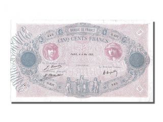 French Paper Money,  500 Francs Type Bleu Et Rose,  04 Mai 1922,  Fayette 30.  26 photo