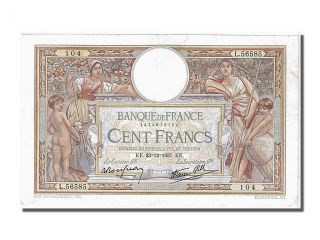 French Paper Money,  100 Francs Luc Olivier Merson Type photo