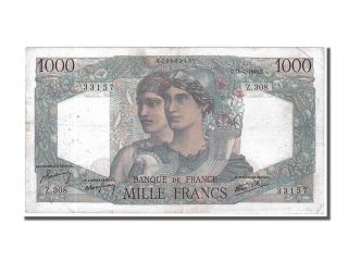 French Paper Money,  1000 Francs Type Minerve Et Hercule photo