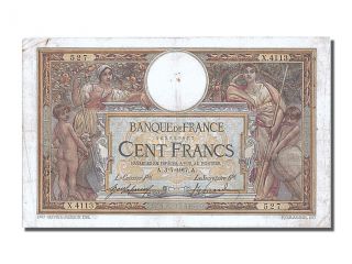 French Paper Money,  100 Francs Type Luc Olivier Merson « Sans Lom » photo