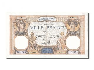 French Paper Money,  1000 Francs Type Cérès Et Mercure Modifié photo